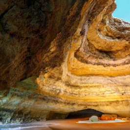 a close up of a large rock