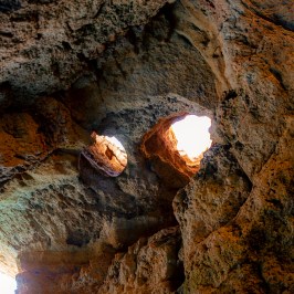 a canyon with a mountain in the background