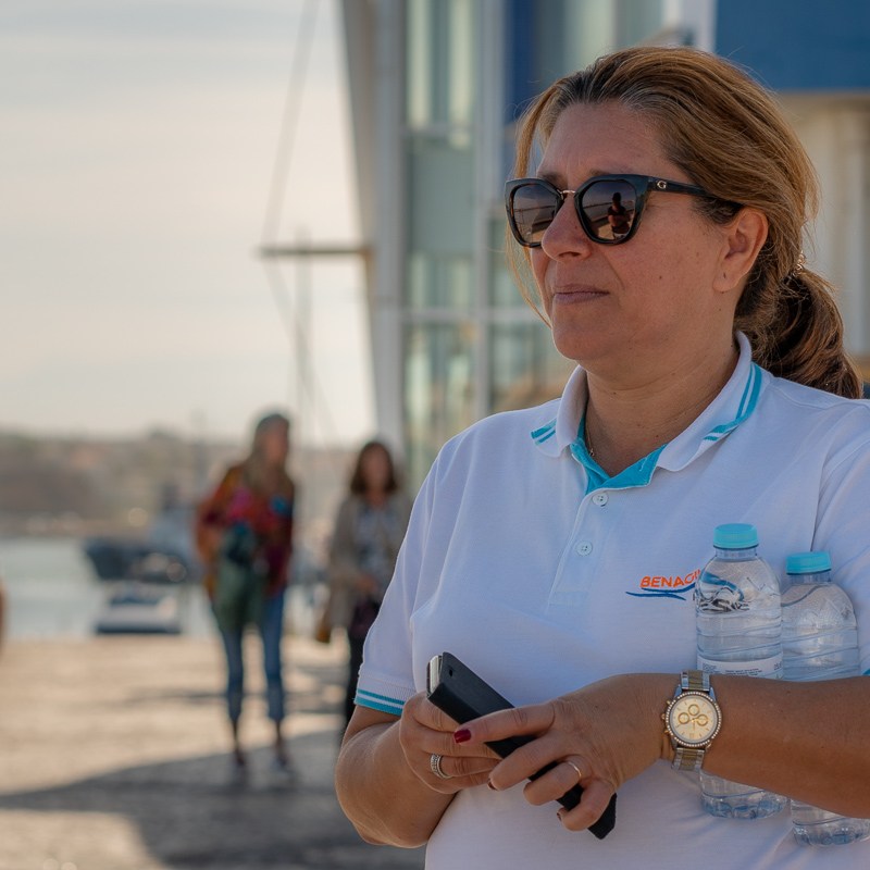 a person wearing sunglasses