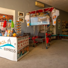 a store inside of a room