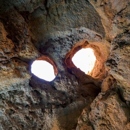 a close up of a rock